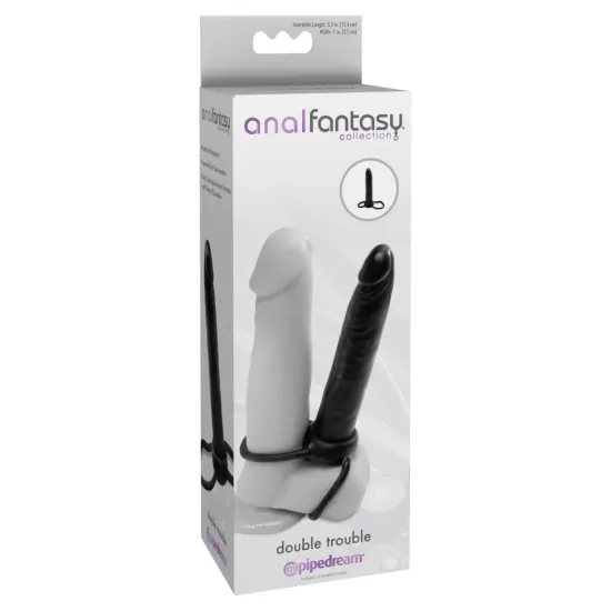 Pipedream - Anal Fantasy Collection - Double Trouble - Black Pipedream - Anal Fantasy Collection - Double Trouble - Black