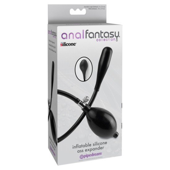 Pipedream - Anal Fantasy Collection - Inflatable Silicone Ass Expander - Black Pipedream - Anal Fantasy Collection - Inflatable Silicone Ass Expander - Black