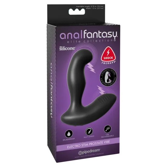 Pipedream - Anal Fantasy Elite - Electro Stim Prostate Vibe - Black Pipedream - Anal Fantasy Elite - Electro Stim Prostate Vibe - Black