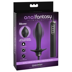 Pipedream - Anal Fantasy Elite - Auto-Throb Inflatable Vibrating Plug - Black