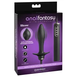 Pipedream - Anal Fantasy Elite - Auto-Throb Inflatable Vibrating Plug - Black