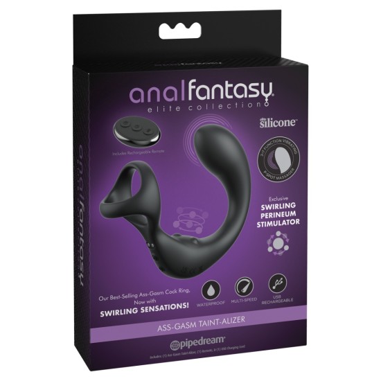 Pipedream - Anal Fantasy Elite - Ass-gasm Taint-Alizer - Black Pipedream - Anal Fantasy Elite - Ass-gasm Taint-Alizer - Black