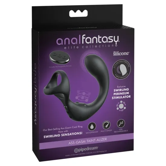 Pipedream - Anal Fantasy Elite - Ass-gasm Taint-Alizer - Black Pipedream - Anal Fantasy Elite - Ass-gasm Taint-Alizer - Black