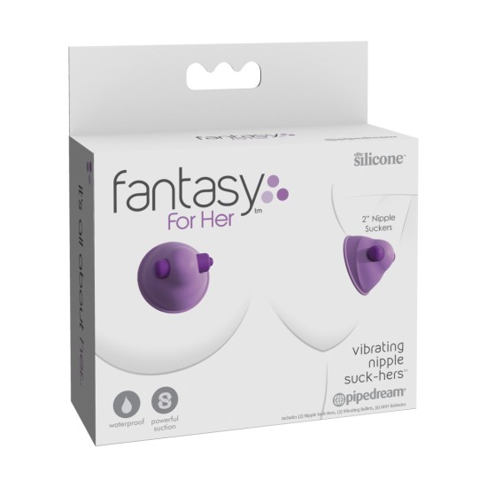 Pipedream - Fantasy For Her - Vibrating Nipple Suck-Hers - Purple Pipedream - Fantasy For Her - Vibrating Nipple Suck-Hers - Purple