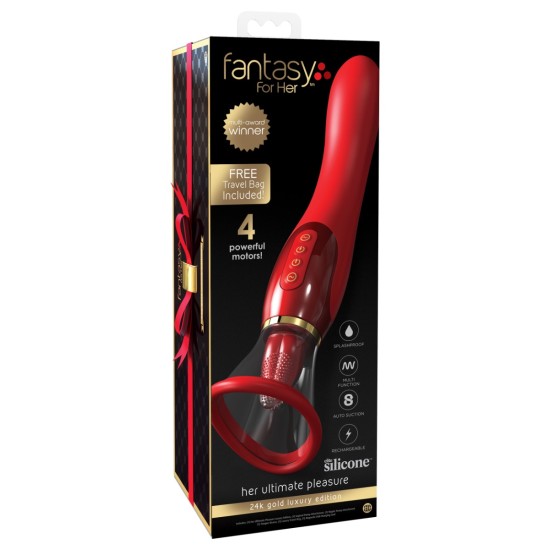 Pipedream - Fantasy For Her - Her Ultimate Pleasure Holiday Version - Red Pipedream - Fantasy For Her - Her Ultimate Pleasure Holiday Version - Red