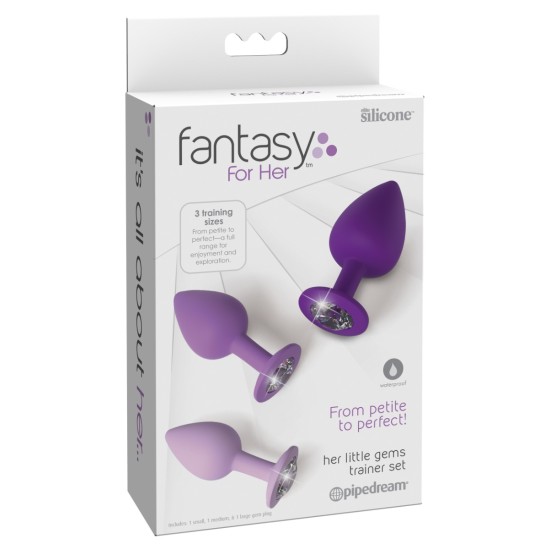 Pipedream - Fantasy For Her - Her Little Gems Trainer Set - Purple