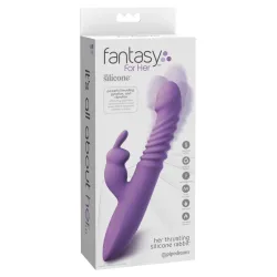 Pipedream - Fantasy For Her - Her Thrusting Silicone Rabbit - Purple