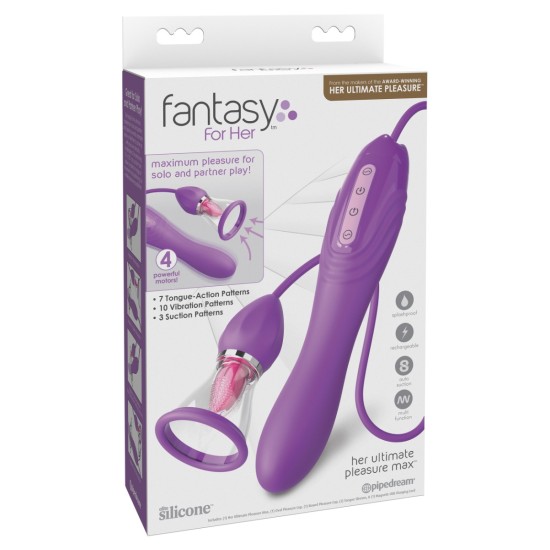 Pipedream - Fantasy For Her - Her Ultimate Pleasure Max - Purple Pipedream - Fantasy For Her - Her Ultimate Pleasure Max - Purple