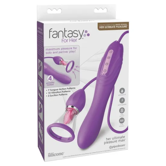 Pipedream - Fantasy For Her - Her Ultimate Pleasure Max - Purple Pipedream - Fantasy For Her - Her Ultimate Pleasure Max - Purple