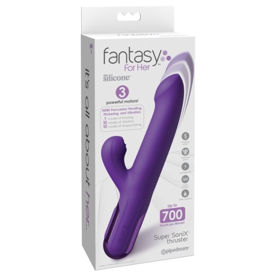 Pipedream - Fantasy For Her - Super SoniX Thruster - Purple Pipedream - Fantasy For Her - Super SoniX Thruster - Purple