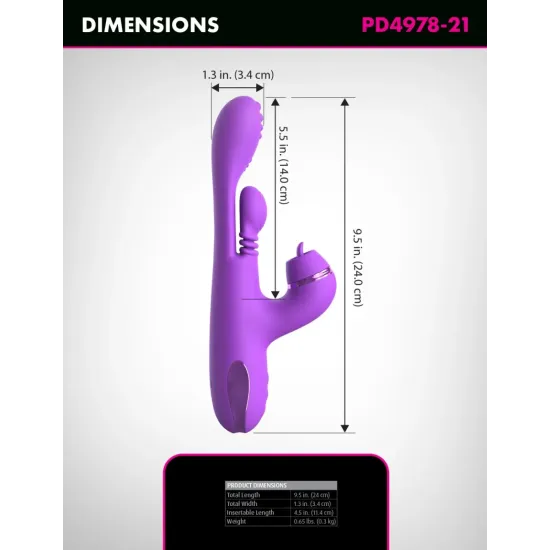 Pipedream - Fantasy For Her - IntiMotion Pulse Pro - Purple Pipedream - Fantasy For Her - IntiMotion Pulse Pro - Purple