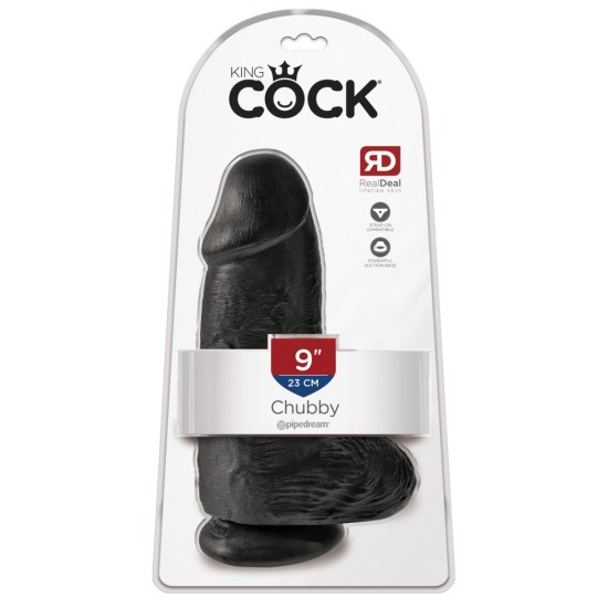 Pipedream - King Cock - Chubby - Black