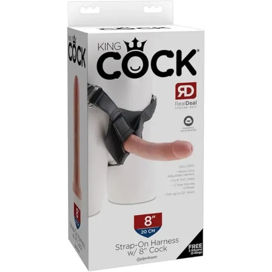 Pipedream - King Cock - Strap on Harness with 8 Pipedream - King Cock - Strap on Harness with 8