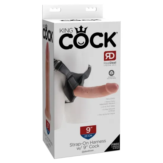 Pipedream - King Cock - Strap on Harness with 9