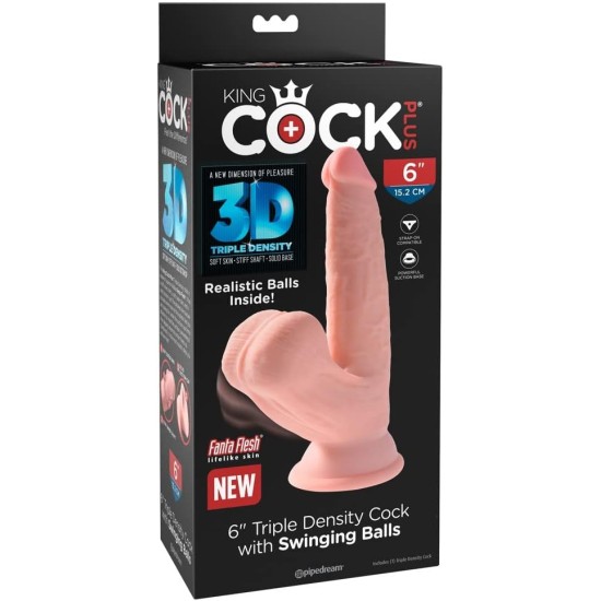 Pipedream - King Cock Plus - 6 Pipedream - King Cock Plus - 6