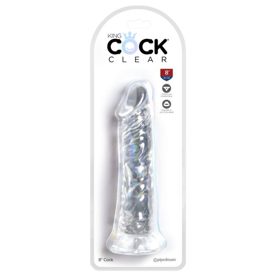 Pipedream - King Cock Clear - 8 Pipedream - King Cock Clear - 8