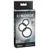 Pipedream - Fantasy C-Ringz  - Silicone 3-Ring Stamina Set - Black