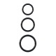 Pipedream - Fantasy C-Ringz - Silicone 3-Ring Stamina Set - Black Pipedream - Fantasy C-Ringz - Silicone 3-Ring Stamina Set - Black