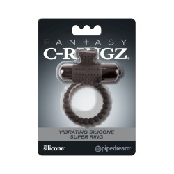 Pipedream - Fantasy C-Ringz  - Vibrating Silicone Super Ring  - Black