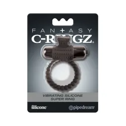 Pipedream - Fantasy C-Ringz  - Vibrating Silicone Super Ring  - Black