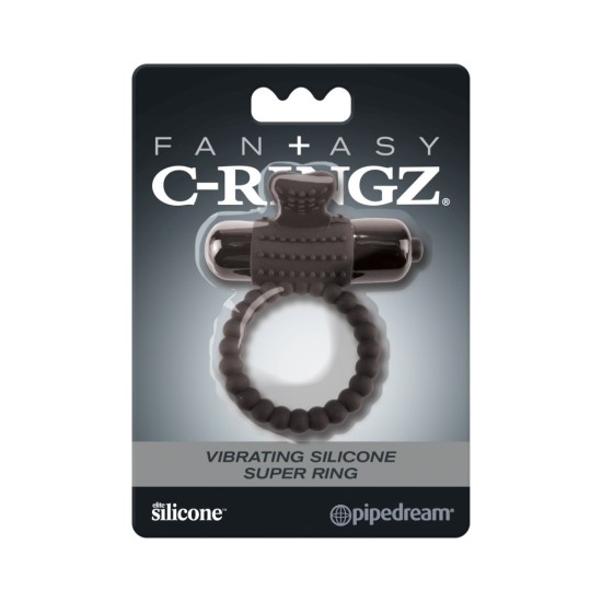 Pipedream - Fantasy C-Ringz - Vibrating Silicone Super Ring - Black Pipedream - Fantasy C-Ringz - Vibrating Silicone Super Ring - Black