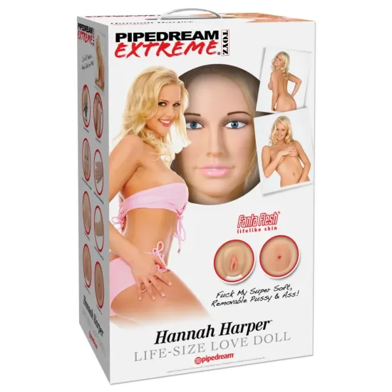 Pipedream - PDX Extreme - Dollz Hannah Harper Life-Size Love Doll - Light Pipedream - PDX Extreme - Dollz Hannah Harper Life-Size Love Doll - Light