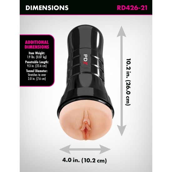 Pipedream - PDX Extreme - Wet Pussies - Super Juicy Snatch XXL - Light Pipedream - PDX Extreme - Wet Pussies - Super Juicy Snatch XXL - Light