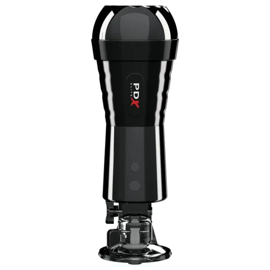 Pipedream - PDX Elite - Cock Compressor Vibrating Stroker - Light/Black Pipedream - PDX Elite - Cock Compressor Vibrating Stroker - Light/Black