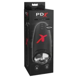Pipedream - PDX Elite - Moto-Bator  - Clear/Black