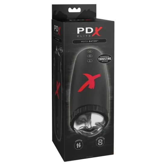 Pipedream - PDX Elite - Moto-Bator - Clear/Black Pipedream - PDX Elite - Moto-Bator - Clear/Black