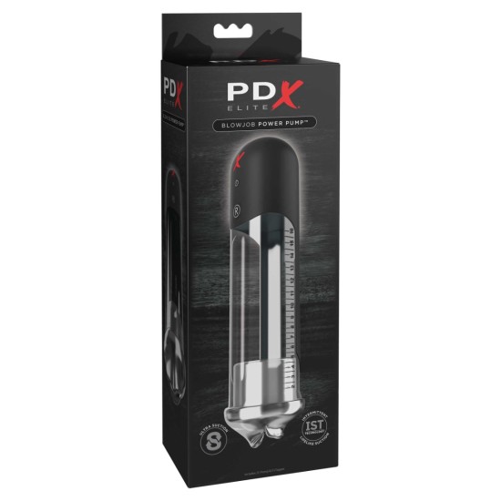 Pipedream - PDX Elite - Blowjob Power Pump  - Clear/Black