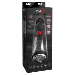 Pipedream - PDX Elite - Deluxe Mega-Bator  - Clear/Black