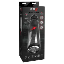 Pipedream - PDX Elite - Deluxe Mega-Bator  - Clear/Black
