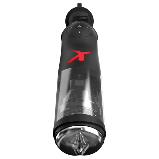 Pipedream - PDX Elite - Deluxe Mega-Bator - Clear/Black Pipedream - PDX Elite - Deluxe Mega-Bator - Clear/Black