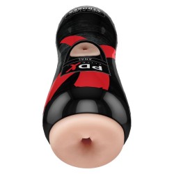 Pipedream - PDX Elite - Vibrating Anal Stroker  - Light/Black