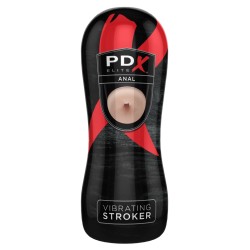 Pipedream - PDX Elite - Vibrating Anal Stroker - Light/Black Pipedream - PDX Elite - Vibrating Anal Stroker - Light/Black