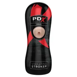 Pipedream - PDX Elite - Vibrating Anal Stroker - Light/Black Pipedream - PDX Elite - Vibrating Anal Stroker - Light/Black