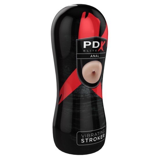 Pipedream - PDX Elite - Vibrating Anal Stroker - Light/Black Pipedream - PDX Elite - Vibrating Anal Stroker - Light/Black