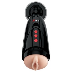 Pipedream - PDX Elite - Dirty Talk Starter Stroker - Light/Black Pipedream - PDX Elite - Dirty Talk Starter Stroker - Light/Black