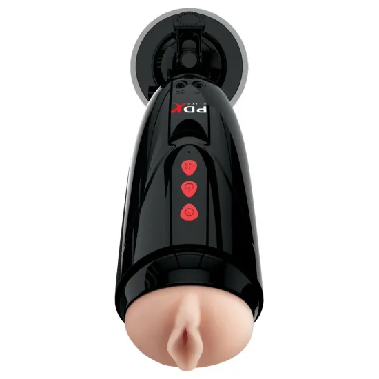 Pipedream - PDX Elite - Dirty Talk Starter Stroker - Light/Black Pipedream - PDX Elite - Dirty Talk Starter Stroker - Light/Black
