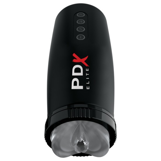 Pipedream - PDX Elite - Motorbator 2 - Clear/Black Pipedream - PDX Elite - Motorbator 2 - Clear/Black