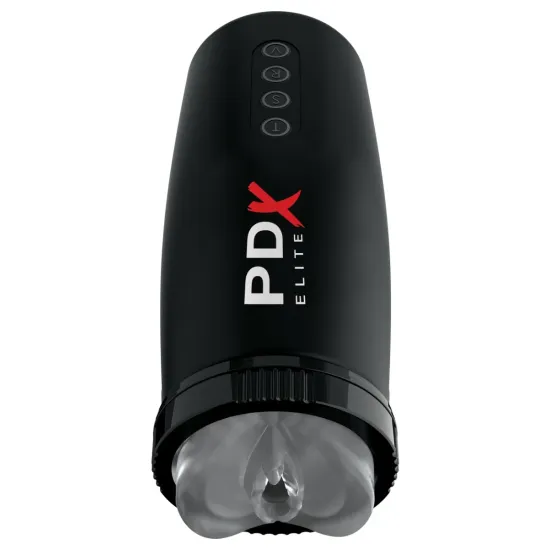 Pipedream - PDX Elite - Motorbator 2 - Clear/Black Pipedream - PDX Elite - Motorbator 2 - Clear/Black
