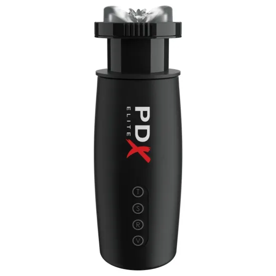 Pipedream - PDX Elite - Motorbator 2 - Clear/Black Pipedream - PDX Elite - Motorbator 2 - Clear/Black