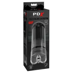 Pipedream - PDX Elite - Extender Pro Vibrating Pump  - Clear/Black