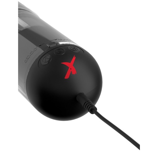Pipedream - PDX Elite - Extender Pro Vibrating Pump - Clear/Black Pipedream - PDX Elite - Extender Pro Vibrating Pump - Clear/Black