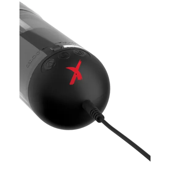 Pipedream - PDX Elite - Extender Pro Vibrating Pump - Clear/Black Pipedream - PDX Elite - Extender Pro Vibrating Pump - Clear/Black