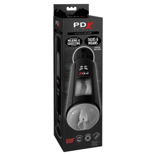 Pipedream - PDX Elite - Ultimate Milker - Clear/Black Pipedream - PDX Elite - Ultimate Milker - Clear/Black