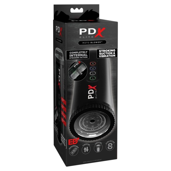 Pipedream - PDX Elite - Moto Blower - Black Pipedream - PDX Elite - Moto Blower - Black