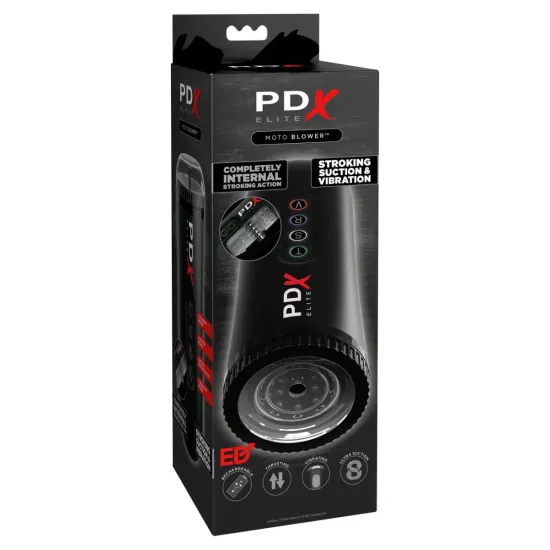 Pipedream - PDX Elite - Moto Blower - Black Pipedream - PDX Elite - Moto Blower - Black