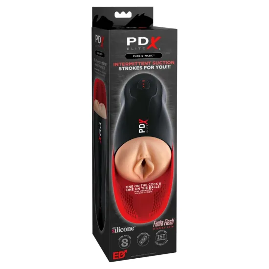 Pipedream - PDX Elite - Fuck-O-Matic - Black/ Red Pipedream - PDX Elite - Fuck-O-Matic - Black/ Red